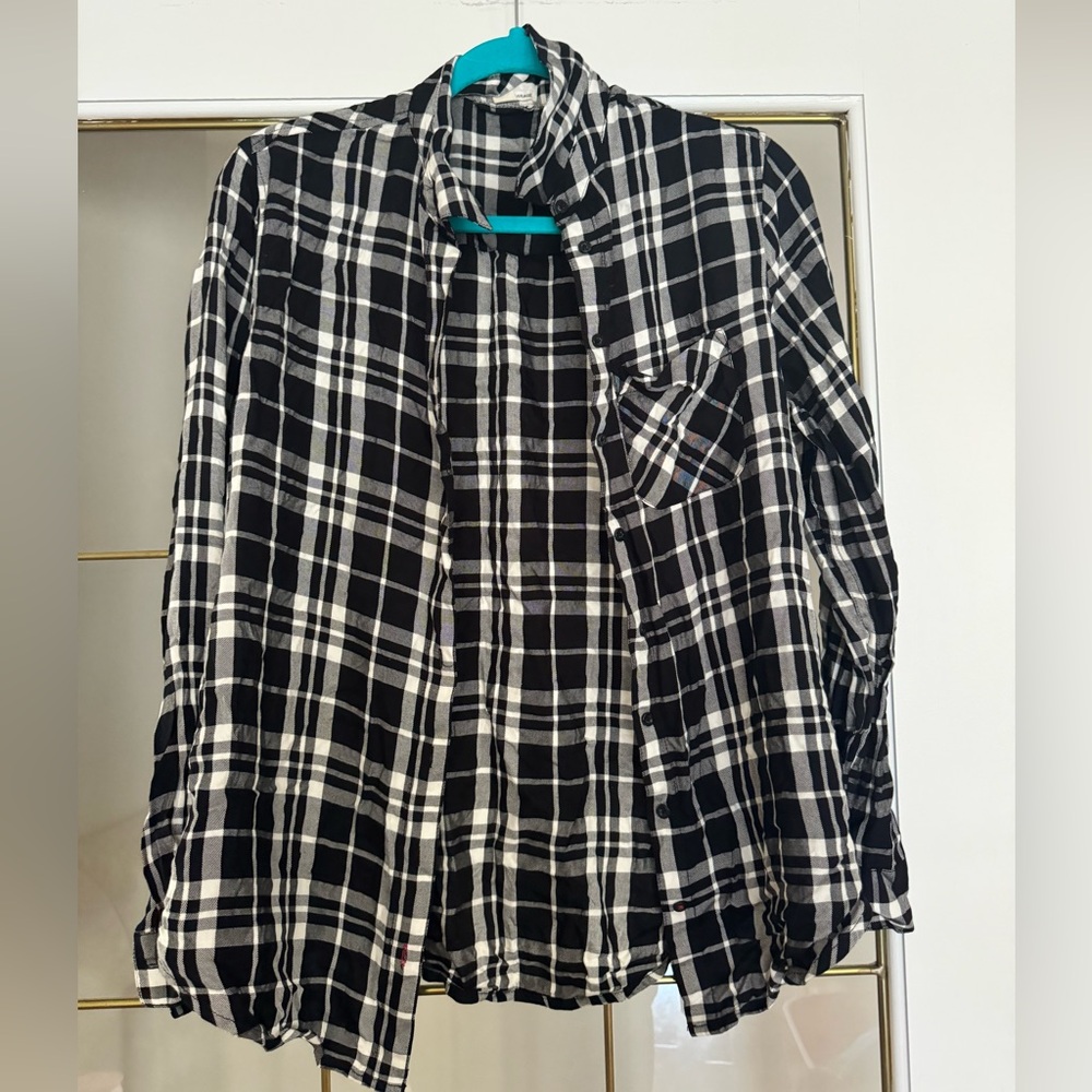 Plaid button up